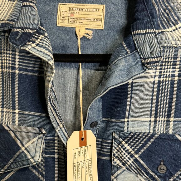 NWT Current/Elliott "The Twist" Shirtdress Size Small - Picture 9 of 10